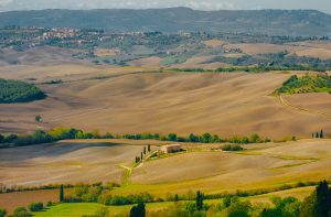 Pianura in Toscana