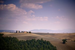 Panorama Val d'Orcia in Toscana